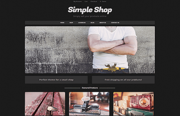 Simple Shop WooCommerce theme screenshot
