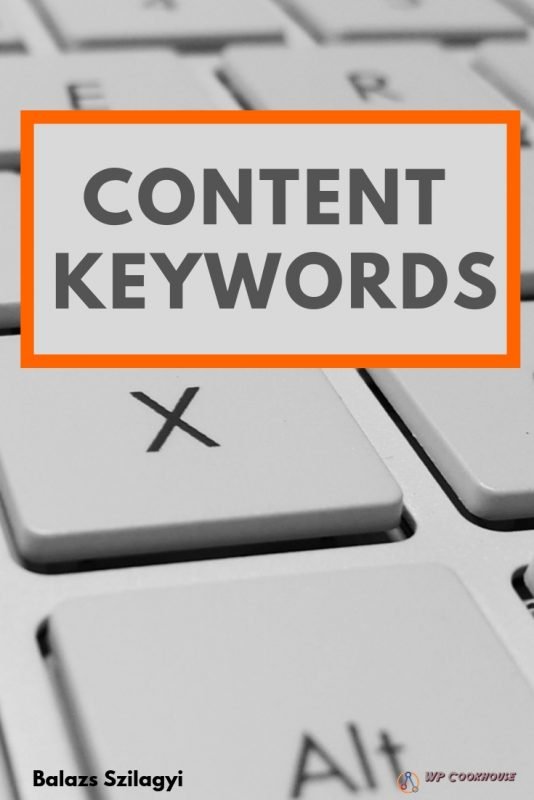 Content keyword SEO
