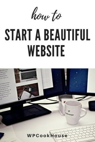 How to start a beautiful website