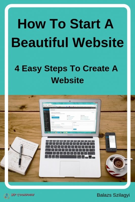 How to start a beautiful website 4 steps