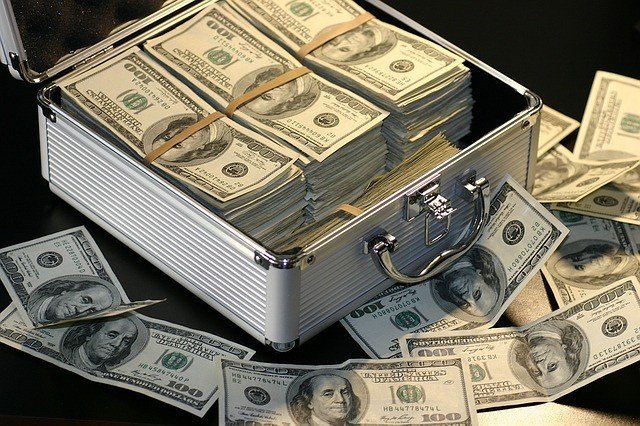 Money suitcase