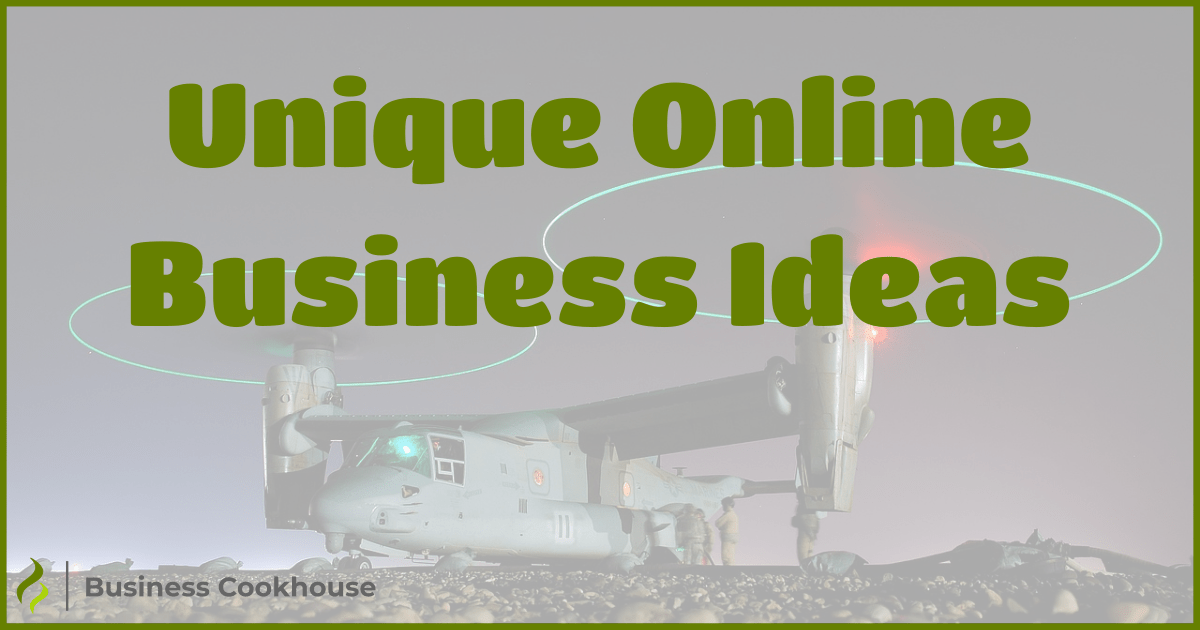 Unique online business ideas