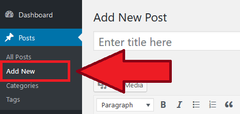 WordPress Add New Post