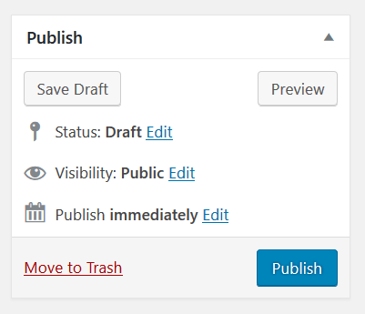 WordPress Publish Post