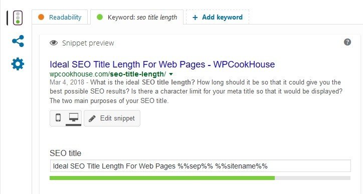 Preview your SEO title in YOAST SEO